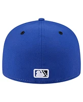 New Era Men's White/Blue Tacoma Rainiers Copa de la Diversion 59FIFTY Fitted Hat