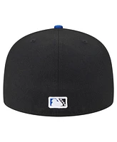 New Era Men's Black Rancho Cucamonga Quakes Authentic Collection 59FIFTY Fitted Hat