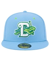 New Era Men's Light Blue Daytona Tortugas Authentic Collection 59FIFTY Fitted Hat
