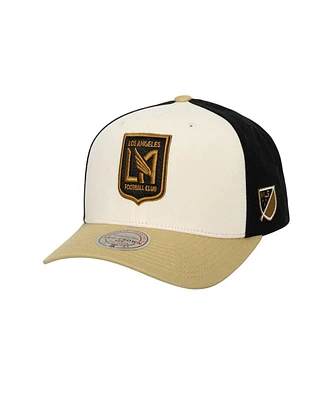 Mitchell & Ness Men's Cream Lafc Brushed Off Pro Crown Snapback Hat