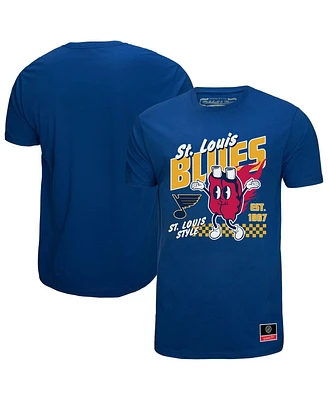 Mitchell & Ness Men's Blue St. Louis Blues Local Food T-Shirt