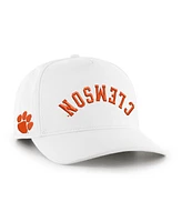 '47 Brand Men's White Clemson Tigers Flip Script Hitch Adjustable Hat