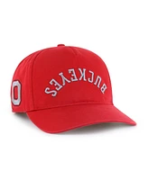 '47 Brand Men's Scarlet Ohio State Buckeyes Flip Script Hitch Adjustable Hat
