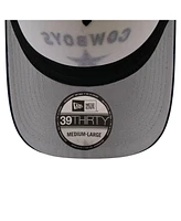 New Era Men's Cream/Navy Dallas Cowboys 2025 Nfl Draft 39THIRTY Flex Hat