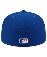 New Era Men's Royal New York Mets Yarn Stitch 59FIFTY Fitted Hat