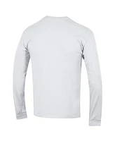Champion Men's White Miami Hurricanes Arch Over Logo Long Sleeve T-Shirt