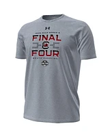 Under Armour Men's Gray South Carolina Gamecocks 2025 Ncaa Women's Basketball Tournament March Madness Final Four Locker Room T-Shirt