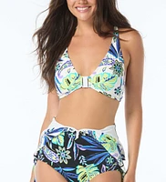 Beach House Sport Women's Sculpt Long Sleeve Zip Front One Piece Swimsuit