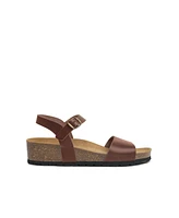 Low Wedge Ankle Strap Sandal