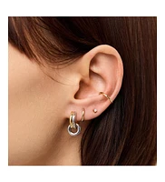 Ana Luisa - Huggie Earrings - Asher Drop