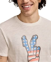 Lucky Brand Men's Fender Peach Hand T-Shirt