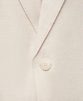 Mango Men's Linen Slim-Fit Suit Blazer