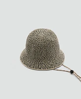Mango Men's Straw Bucket Hat