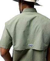 Columbia Mens Bahama Ii Short Sleeve Shirt With Pfg Rambler Printed Water Short Bora Bora Booney Hat