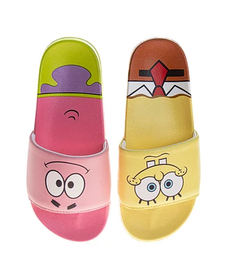 Nickelodeon Little Girls and Boys SpongeBob SquarePants Dual Sizes Slides