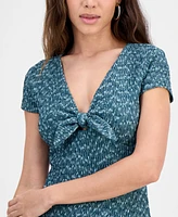 Guess Women's Naleny Tie-Front Bodycon Dress