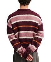 Cotton On Men's Box Fit Fuzzy Crew Knit Sweater