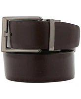 Perry Ellis Portfolio Men's Navy Reversible Belt