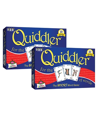 Set Family Games Quiddler Word Games, Pack of 2