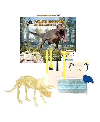 HamiltonBuhl Paleo Hunter Triceratops Rex Steam Education Dig Kit