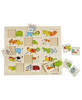 Beleduc Match Mix Animals Puzzle