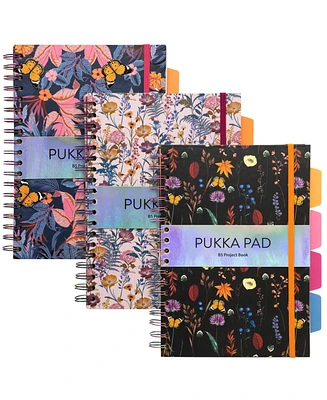 Pukka Pads B5 Bloom Project Book, Pack 3