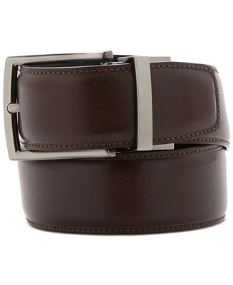 Perry Ellis Portfolio Men's Shiny Reversible Belt