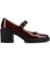 Journee Collection Women's Gladys Square Toe Mary Jane Pumps