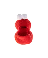 Sesame Street Toddler Boys and Toddler Girls Happy Elmo Dual Sizes Slippers