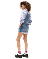 Tommy Girl Women's Denim Dungaree Dress