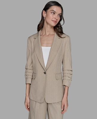 Karl Lagerfeld Paris Women's Rhinestone-Embellished Blazer