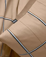 Boss Home by Hugo Check Cotton Sateen Sham Pair, Standard
