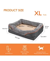 Bingopaw Luxury Xl Warm Washable Orthopedic Pet Bed for Dogs/Cats