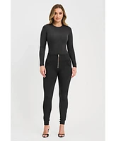Freddy Women's Wr.up Fleece High Waisted Pants