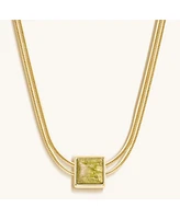 Motivate & Inspire - Peridot Evil Eye August Birthstone Necklace