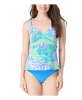 Beach House Women's V-Neck Tankini Top