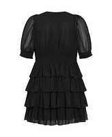 City Chic Plus Kailey Short Sleeve Dress