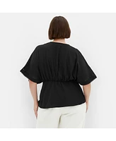 City Chic Plus Island Sun Top