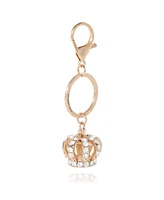Juicy Couture Crystal Crown Keychain – Elegant Gold Accessory