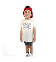Sweet Wink Toddler Boys Home Run Patch Short Sleeve T-Shirt