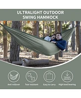 Naturehike Swing Hammock 1-Person Camping Hammock Sturdy Portable Durable Swing 180kg Load Capacity for Outdoor, Trekking, Travelling, Garden