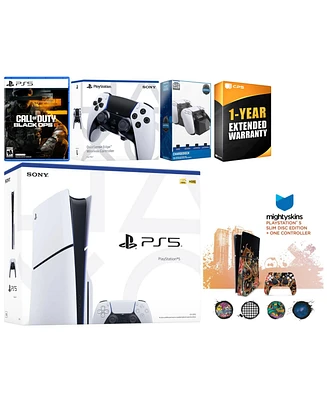Sony Playstation 5 Slim Disc with Call of Duty Black Ops 6, Extra Edge Controller