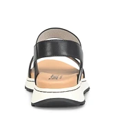 Born Women's Mimi Round Toe Wedge Sandals