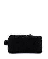 Pre-Owned Balenciaga Small Fluffy Hourglass Top Handle Bag Fur