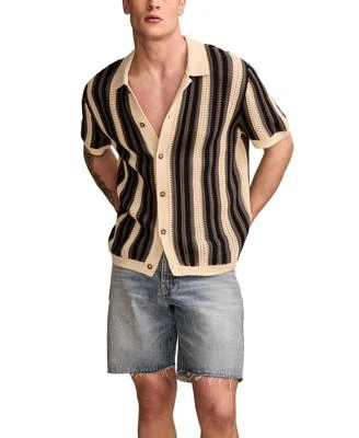Lucky Brand Short Sleeve Cardigan Loose Fit Shorts