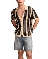 Lucky Brand Short Sleeve Cardigan Loose Fit Shorts
