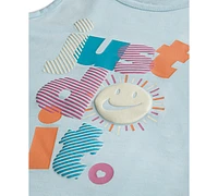 Nike Little Girls Sunny Swoosh Tank Top & Shorts, 2 Piece Set