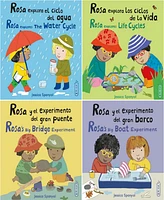 Child's Play Books Rosa's Workshop Set 1 & 2 Bilingual Spanish, English Books, Set of 8