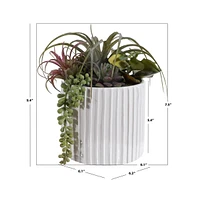Faux Mixed Succulent Potted Plant
