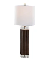 Lumisource 29.25" Polyresin Cylinder Table Lamp, Set of 2